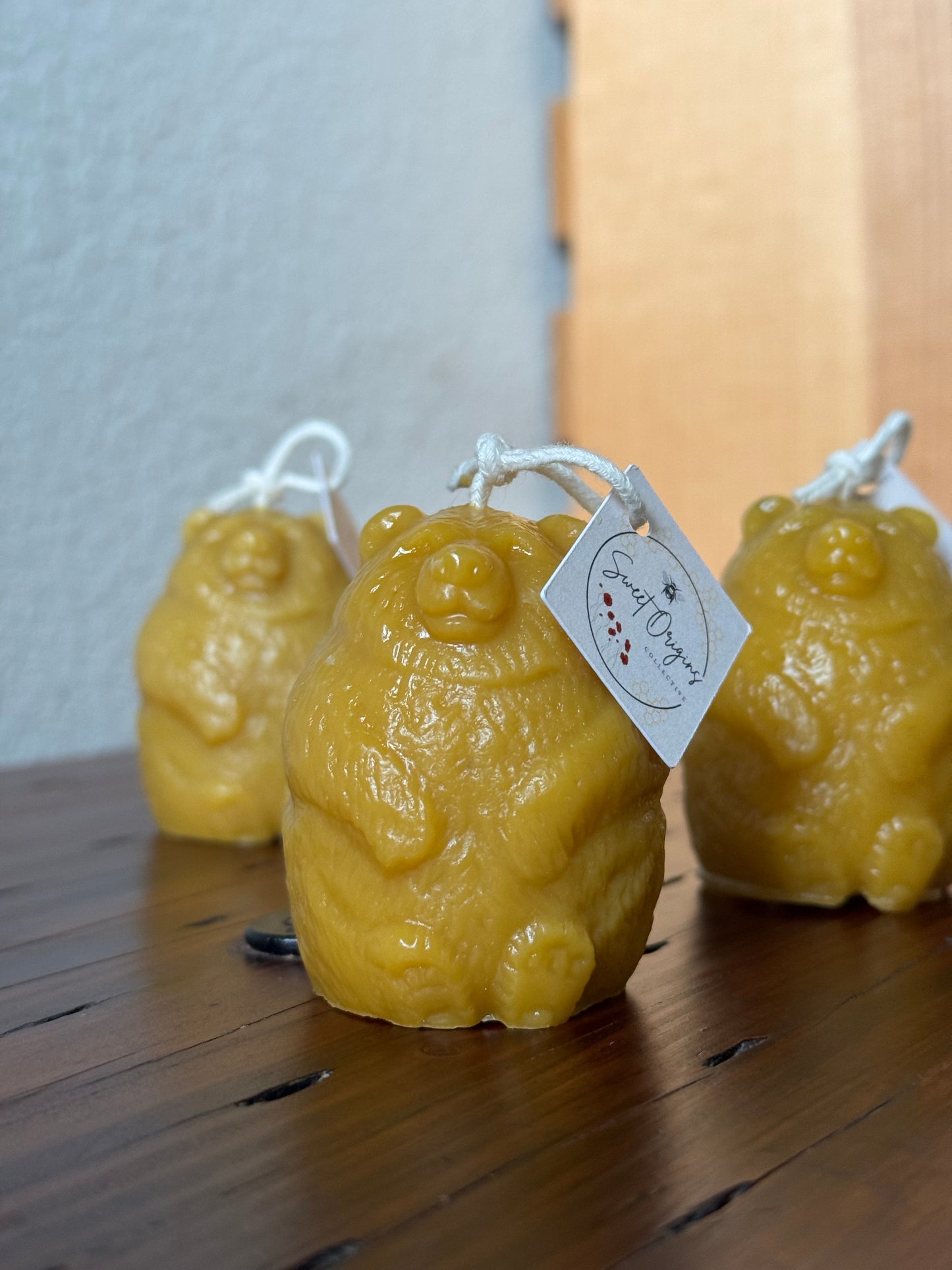 Beeswax Candle :: Chunky Bear