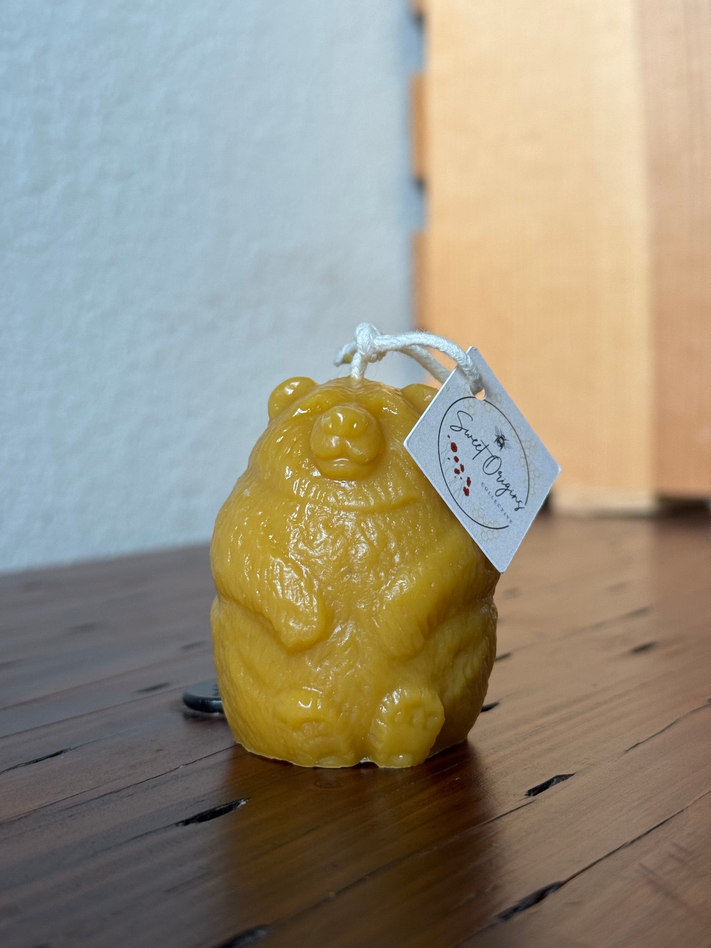 Beeswax Candle :: Chunky Bear