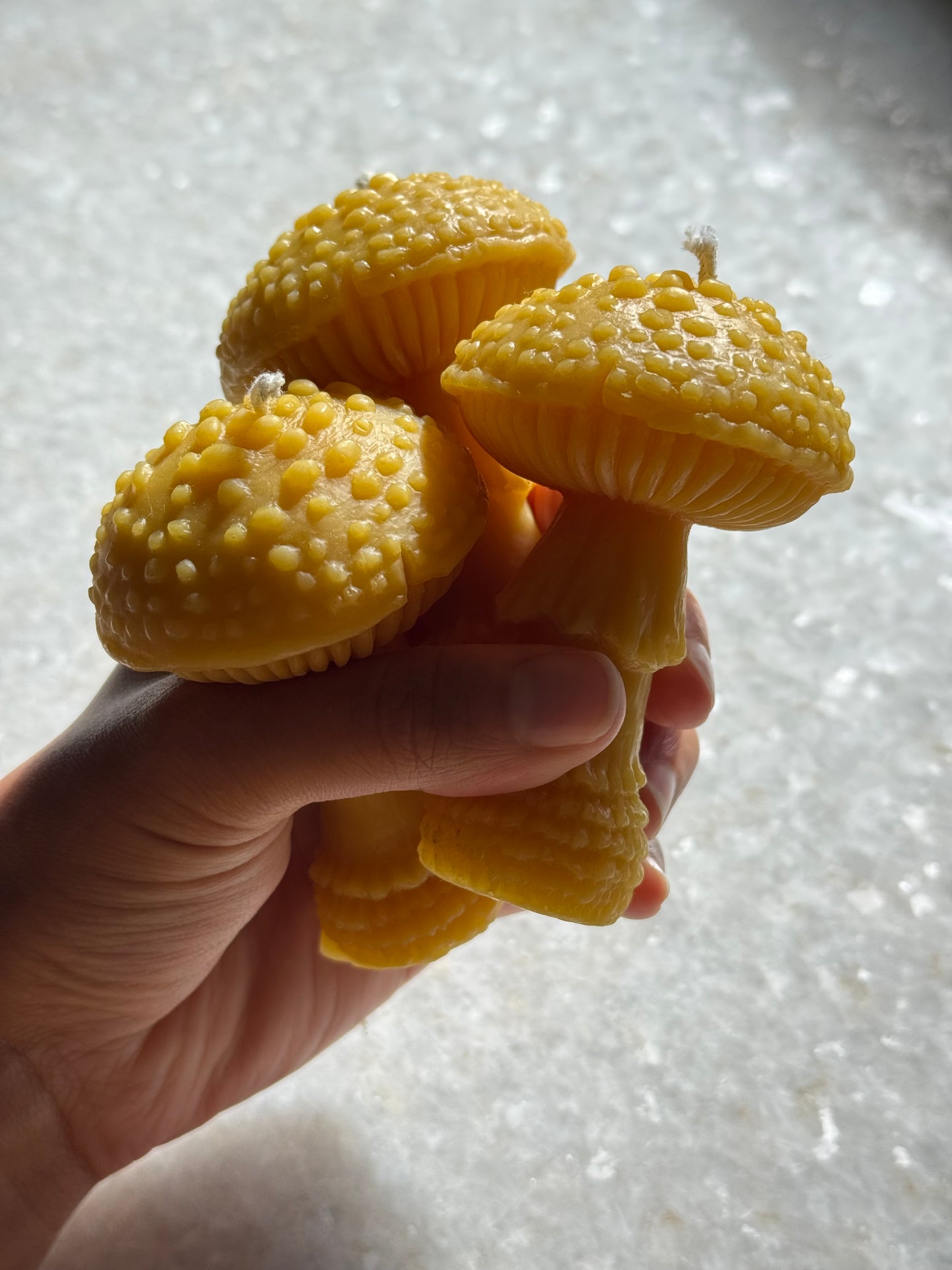 Beeswax Candle :: Amanita Mushroom, Large