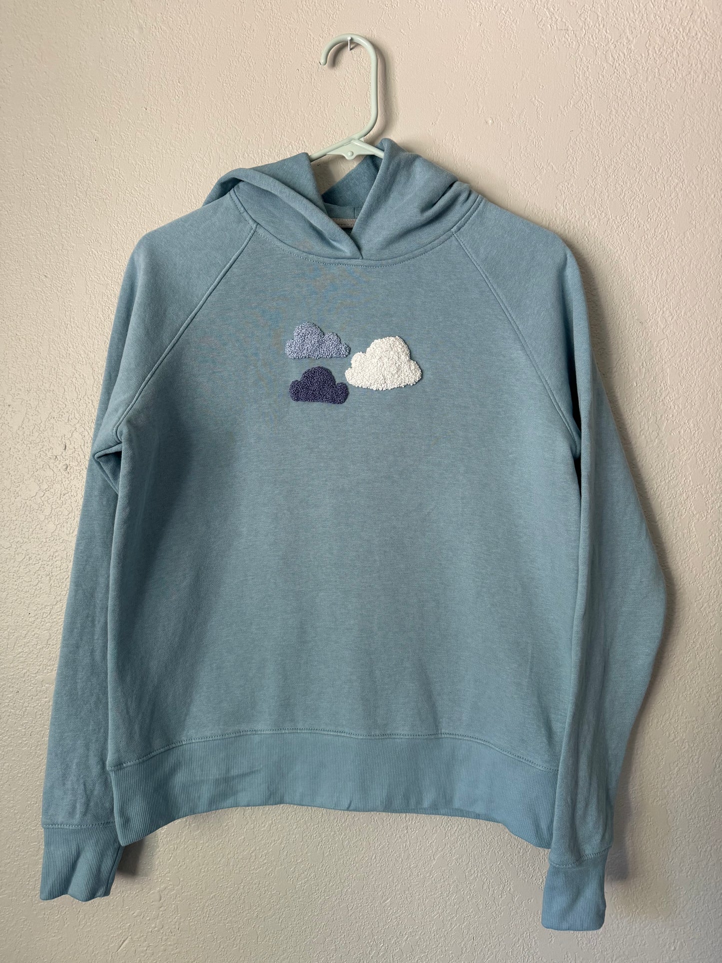 Hand Embroidered Hoodie : Gloom, Medium