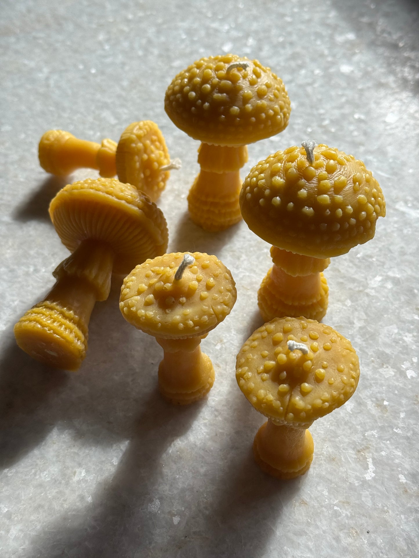 Beeswax Candle :: Amanita Mushroom, Large