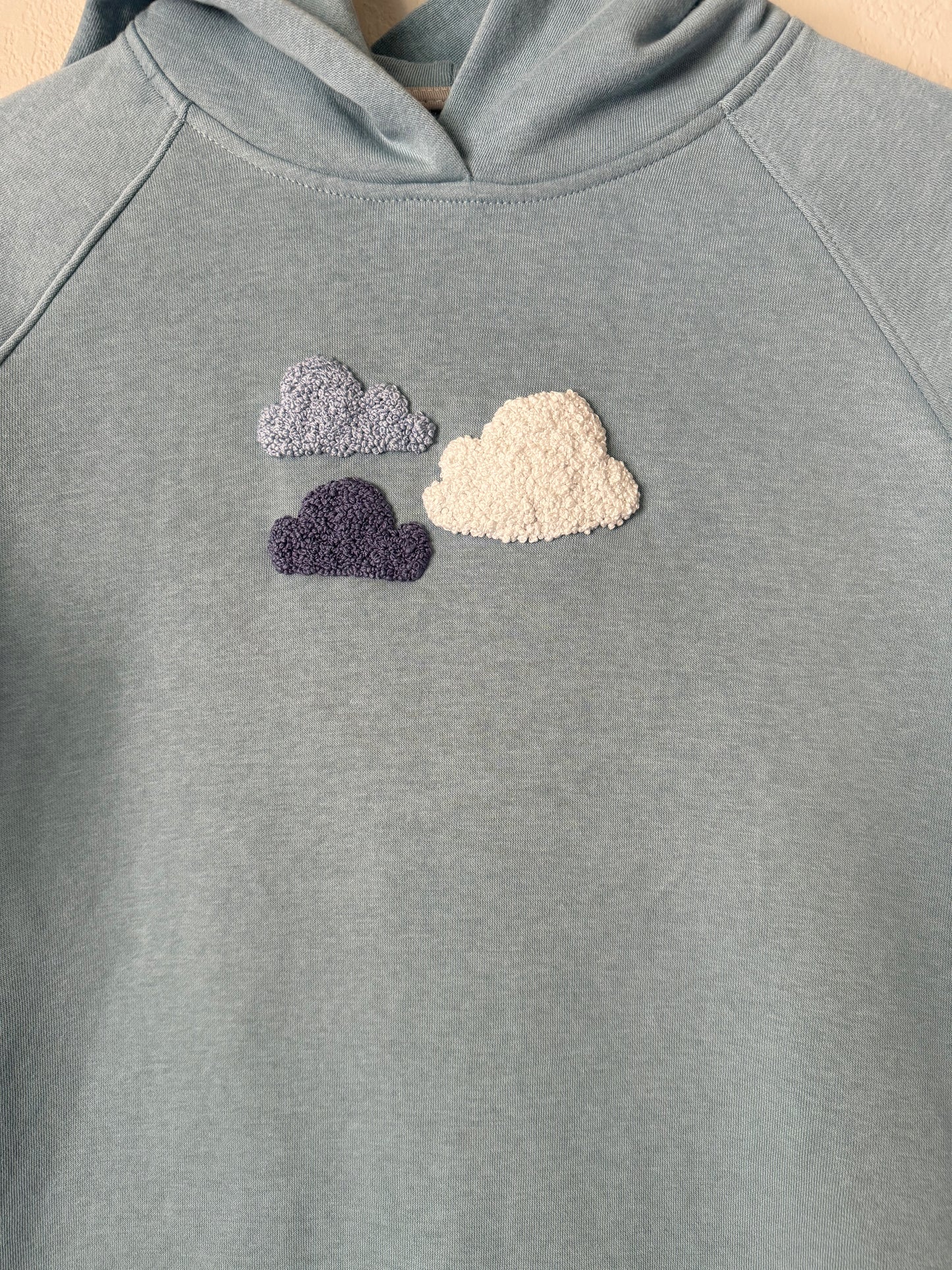 Hand Embroidered Hoodie : Gloom, Medium