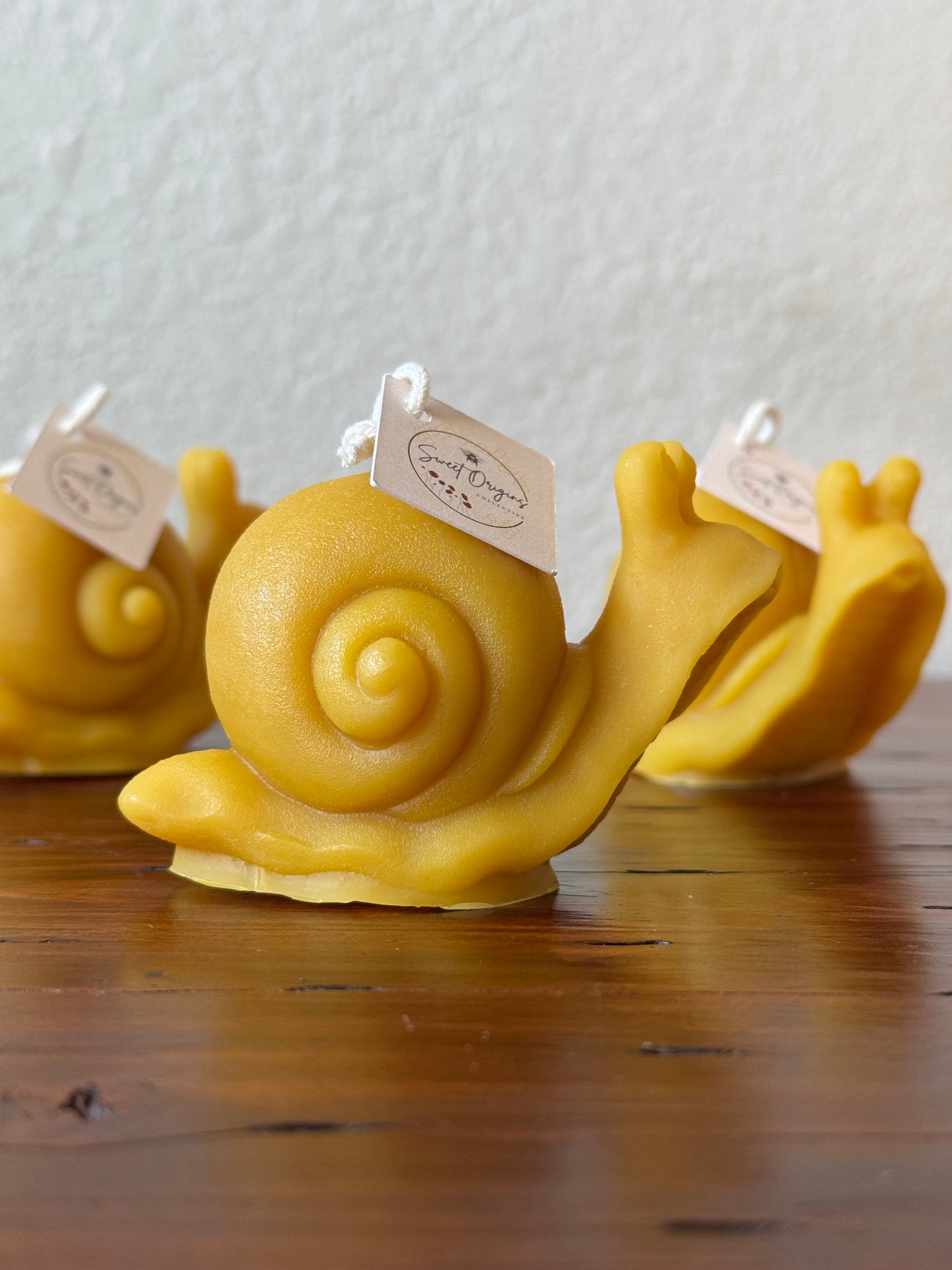 Beeswax Candle :: Snail