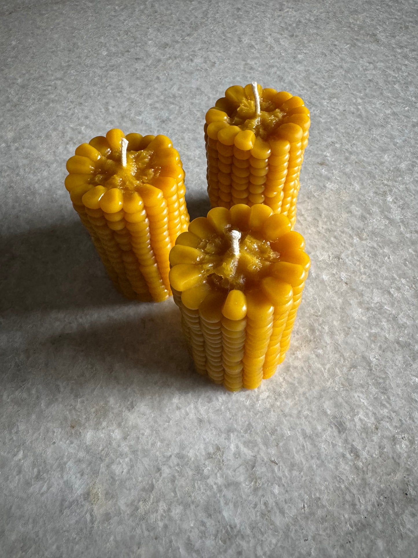 Beeswax Candle :: Corncob