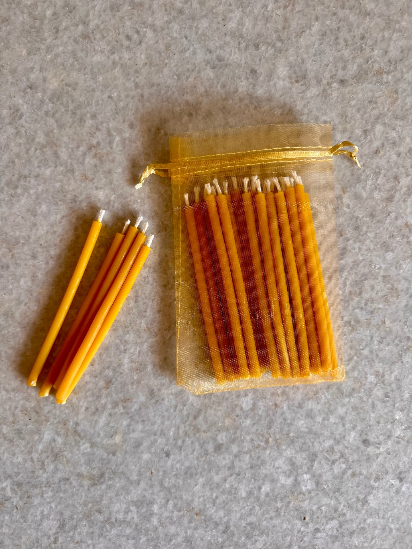 Beeswax Candle :: Birthday 20 Pack