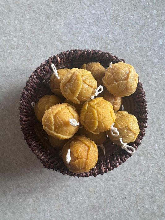 Beeswax Candle :: Brussels Sprout