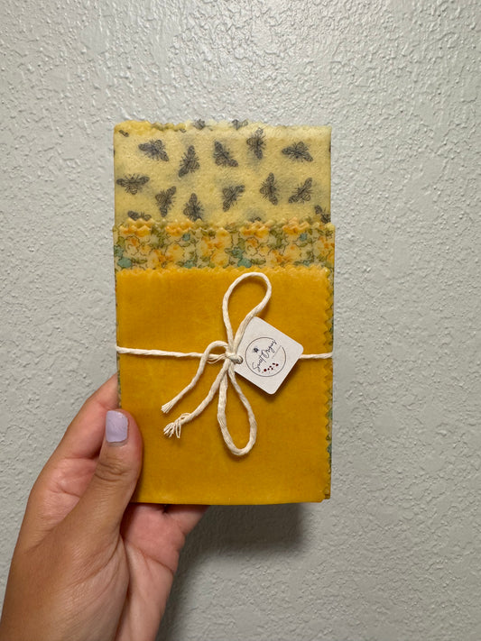 Beeswax Wrap Bundle : Assorted 3 Pack