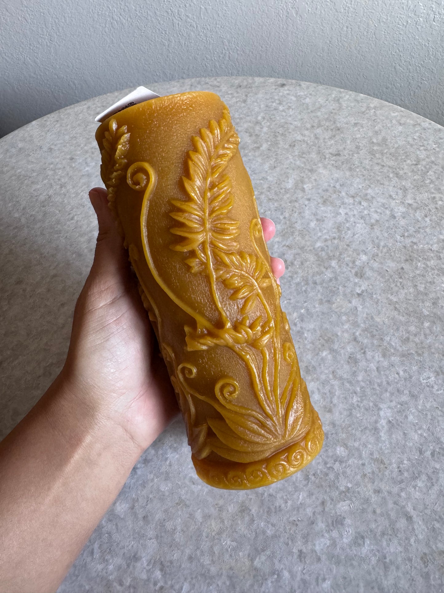 Beeswax Candle :: Fern Pillar