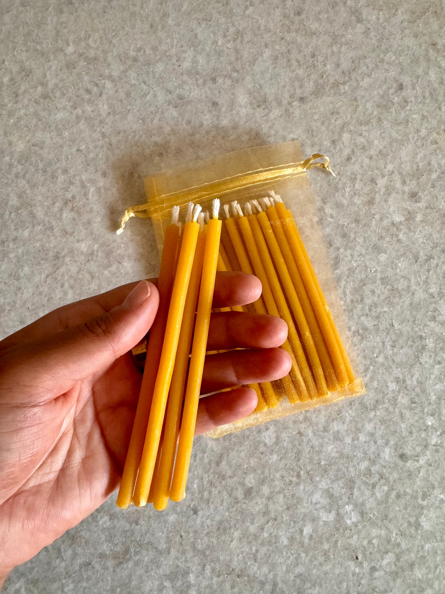 Beeswax Candle :: Birthday 20 Pack