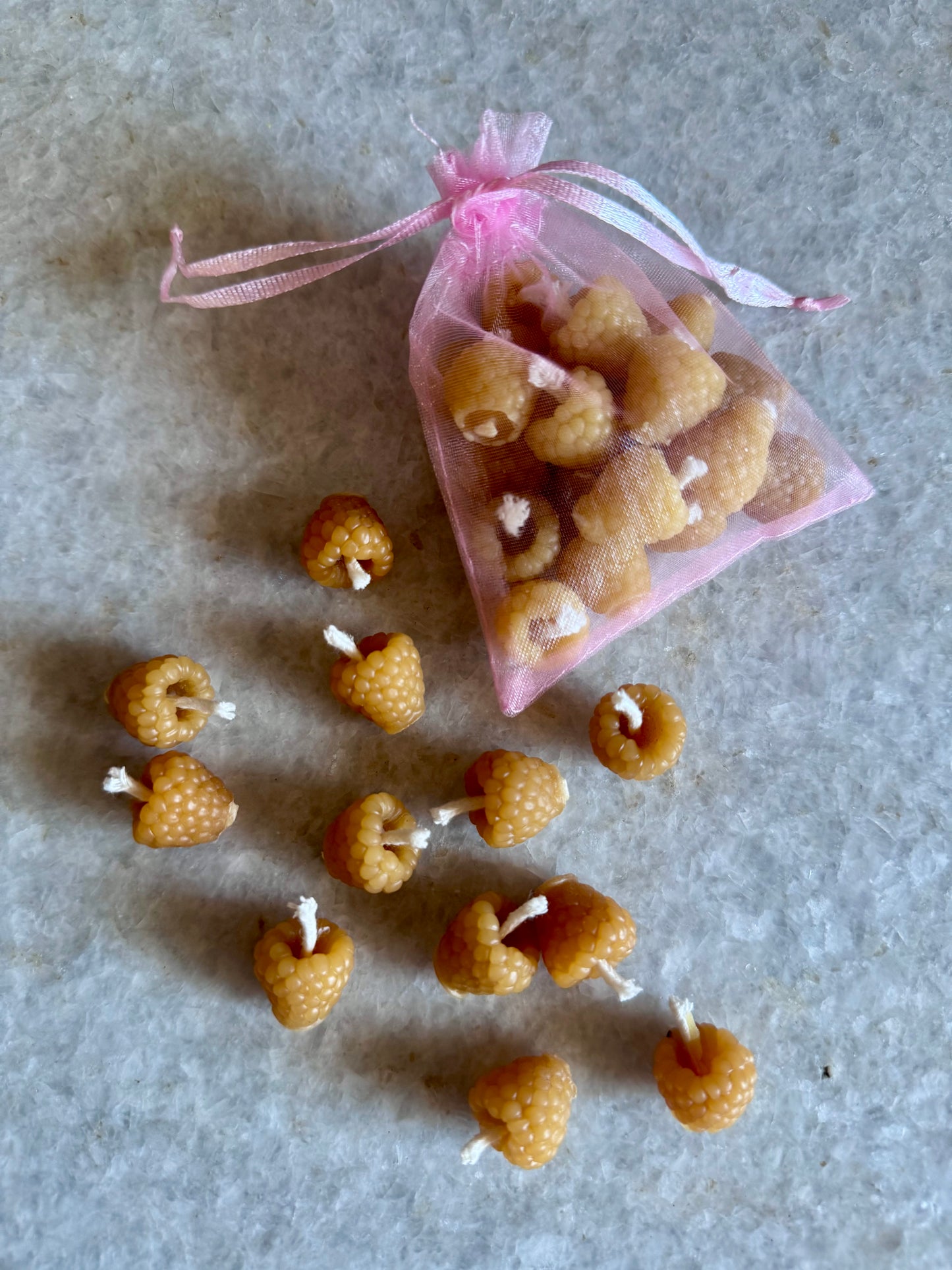 Beeswax Candle :: Raspberry Birthday